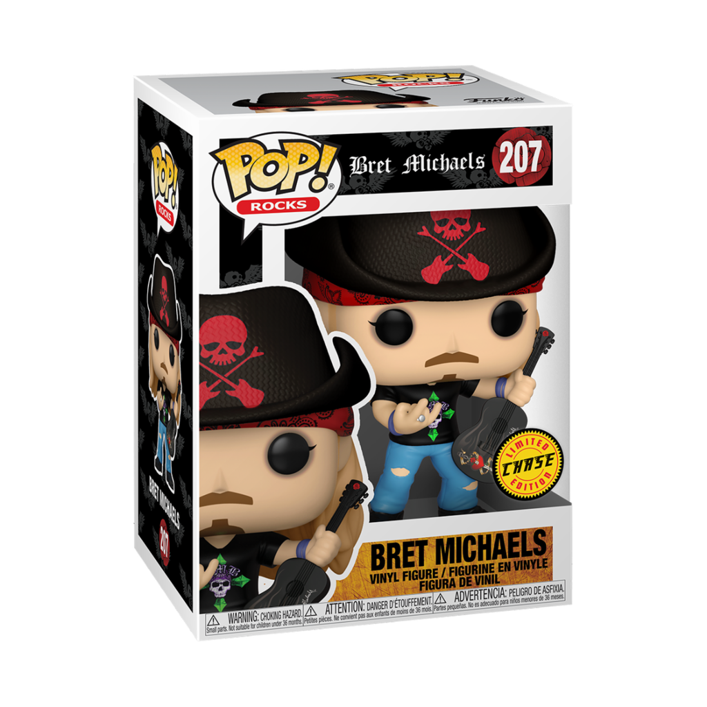 Funko Rocks 207 Bret Michaels Chase Limited Edition