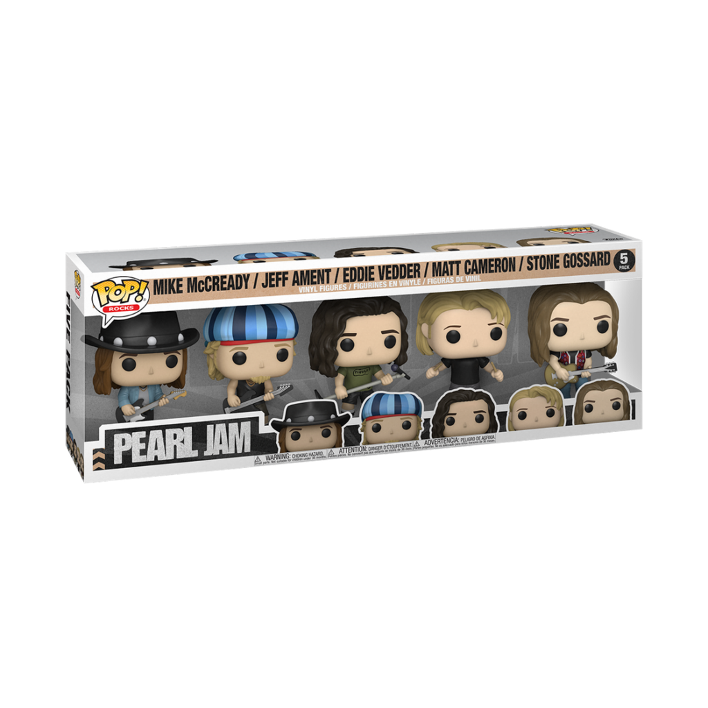 Funko Rocks 5pack Pearl Jam Mike McCready / Jeff Ament / Eddie Vedder / Matt Cameron / Stone Gossard
