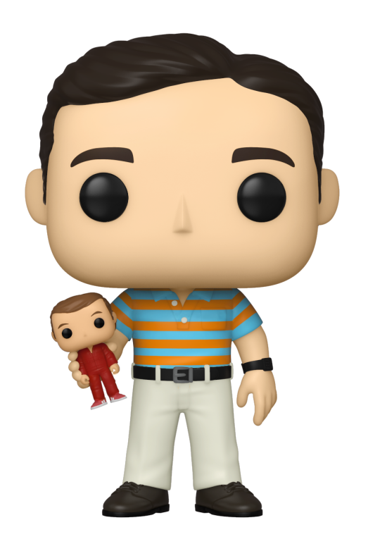 Funko Movies 1064 Andy Holding Oscar Chase 40 Year Old Virgin YO