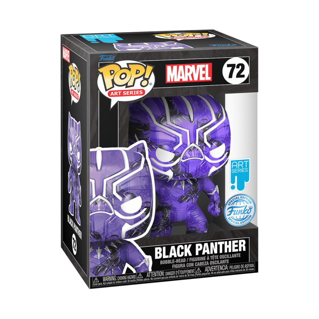Funko Marvel 0072 Black Panther Art Series  Funko Special Edition