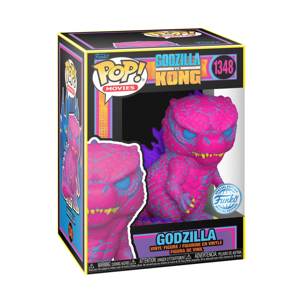 Funko Movies 1348 Godzilla Blacklight Funko Special Edition Godzilla vs. Kong
