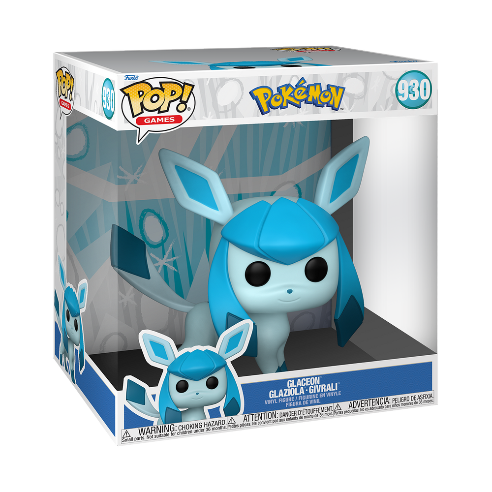 Funko Games 0930 Glaceon Jumbo 10" Pokémon