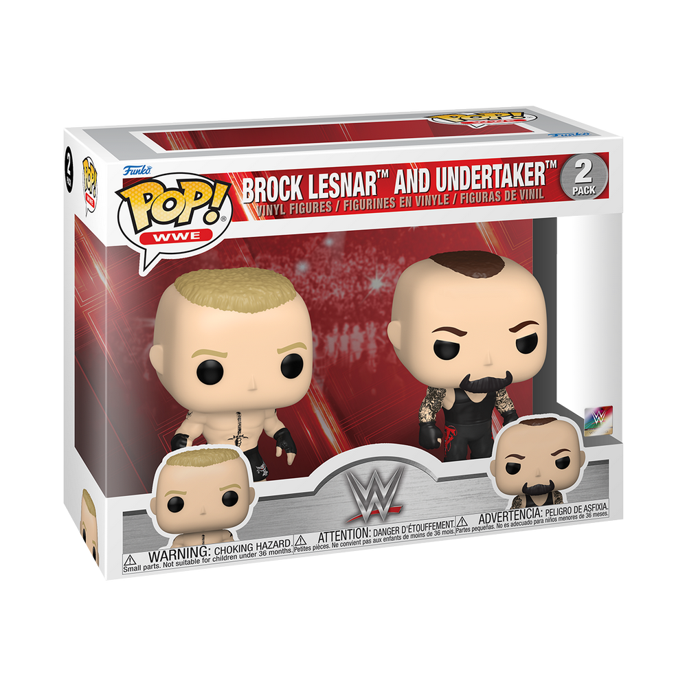 Funko WWE 2pack Brock Lesnar and Undertaker World Wrestling Entertainment
