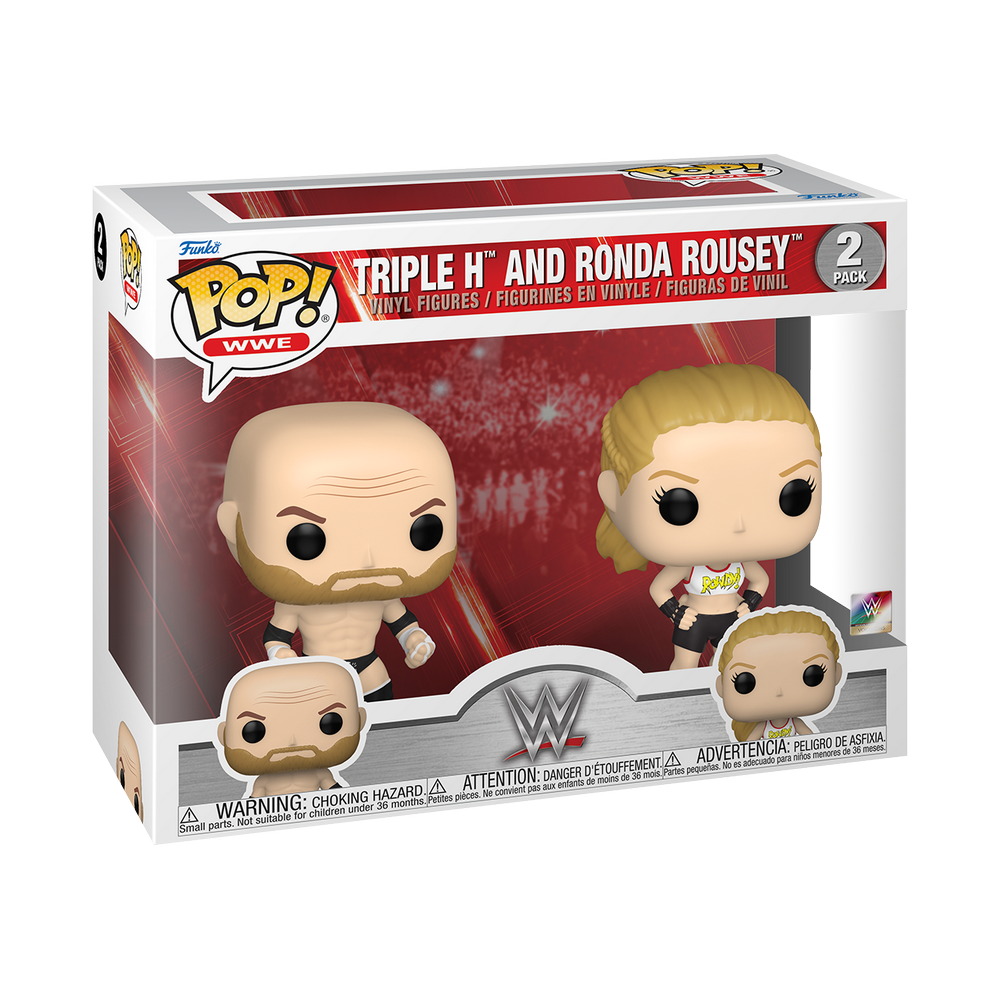 Funko WWE 2pack Triple H and Ronda Rousey World Wrestling Entertainment