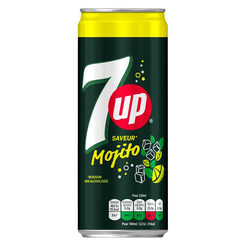 Drink 7Up Citron Vert & Menthe 330ml FR