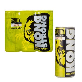 Drink Kong Strong Wild Power Energy Drink Fruity Tropical