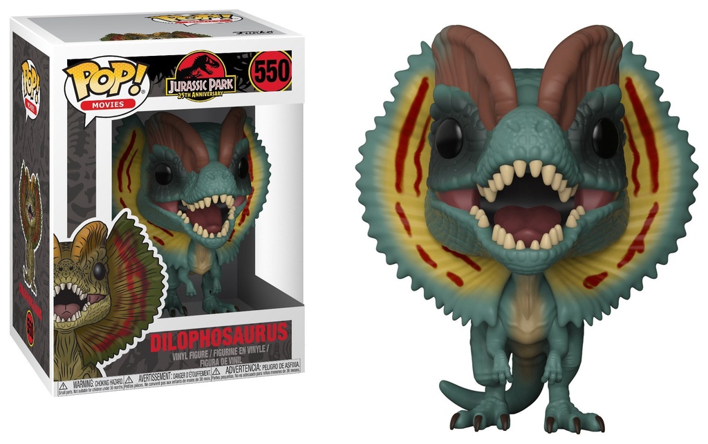 Funko Movies 0550 Dilophosaurus Jurassic Park 25th Anniversary