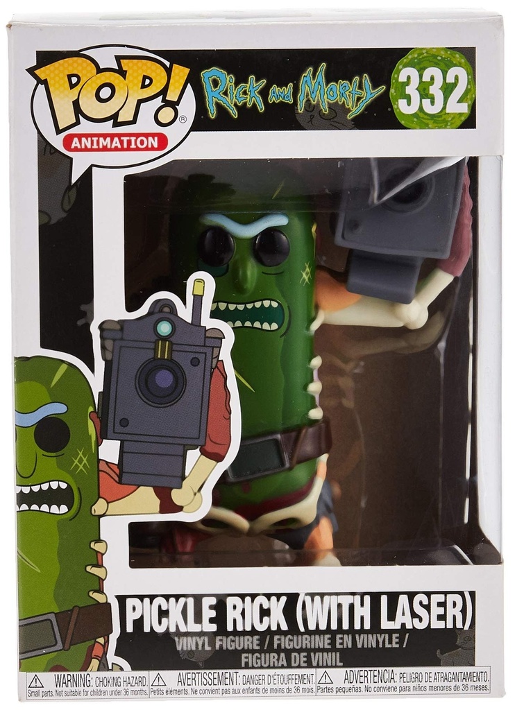 Funko Animation 0332 Pickle Rick with Laser Rick & Morty