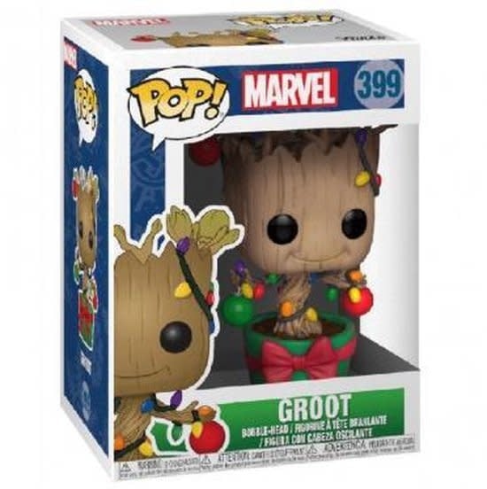 Funko Marvel 0399 Holiday Groot with Lights and Ornaments