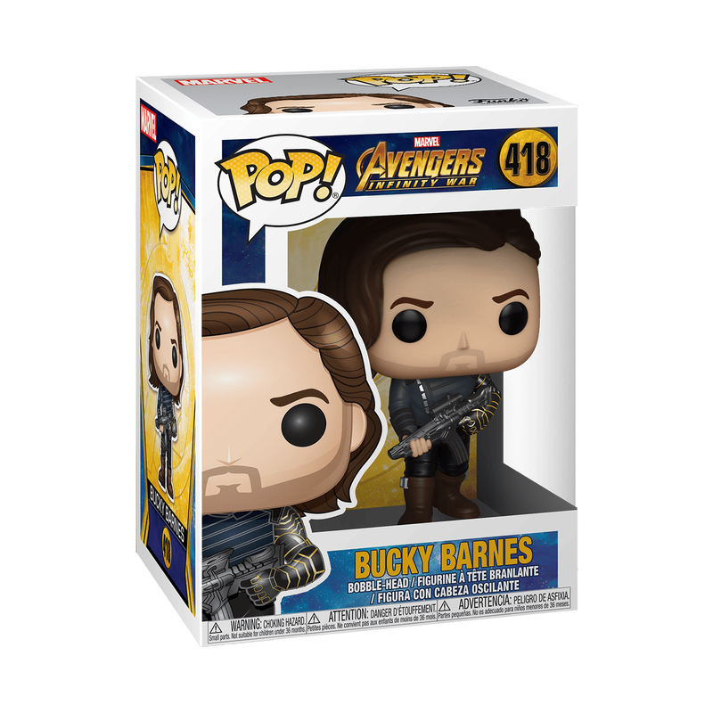 Funko Marvel 0418 Bucky Barnes with Weapon Avengers Infinity War