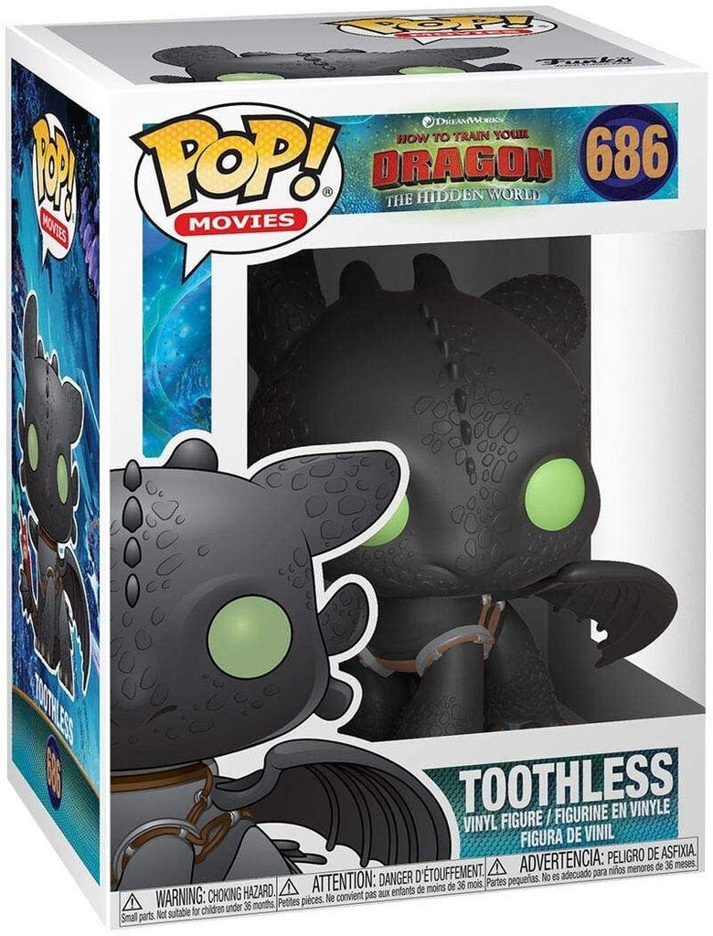 Funko Movies 0686 Toothless How To Train Your Dragon