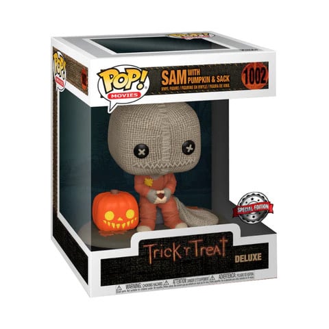 Funko Movies 1002 Sam with Pumpkin & Sack Trick 'r Treat Deluxe