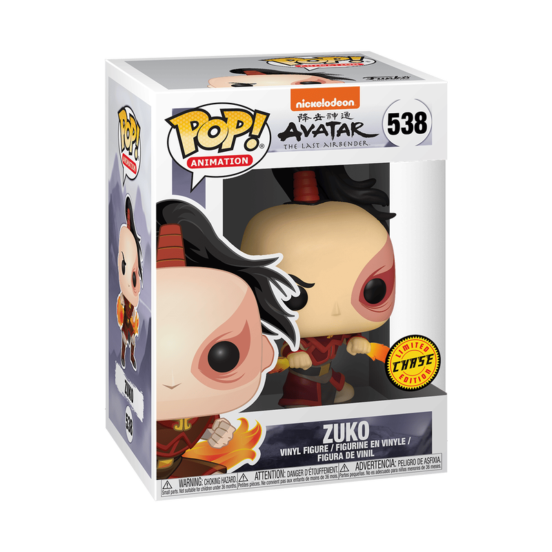 Funko Animation 0538 Zuko Chase Limited Edition Avatar The Last Airbender