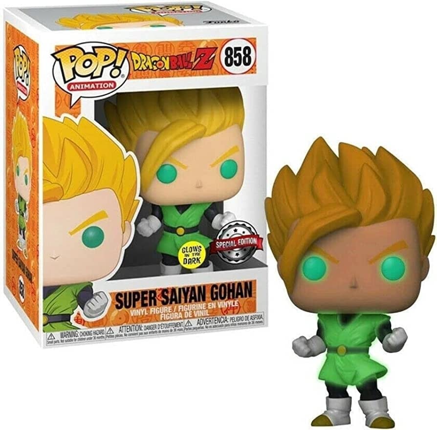 Funko Animation 0858 Super Saiyan Gohan GITD Special Edition Dragon Ball Z