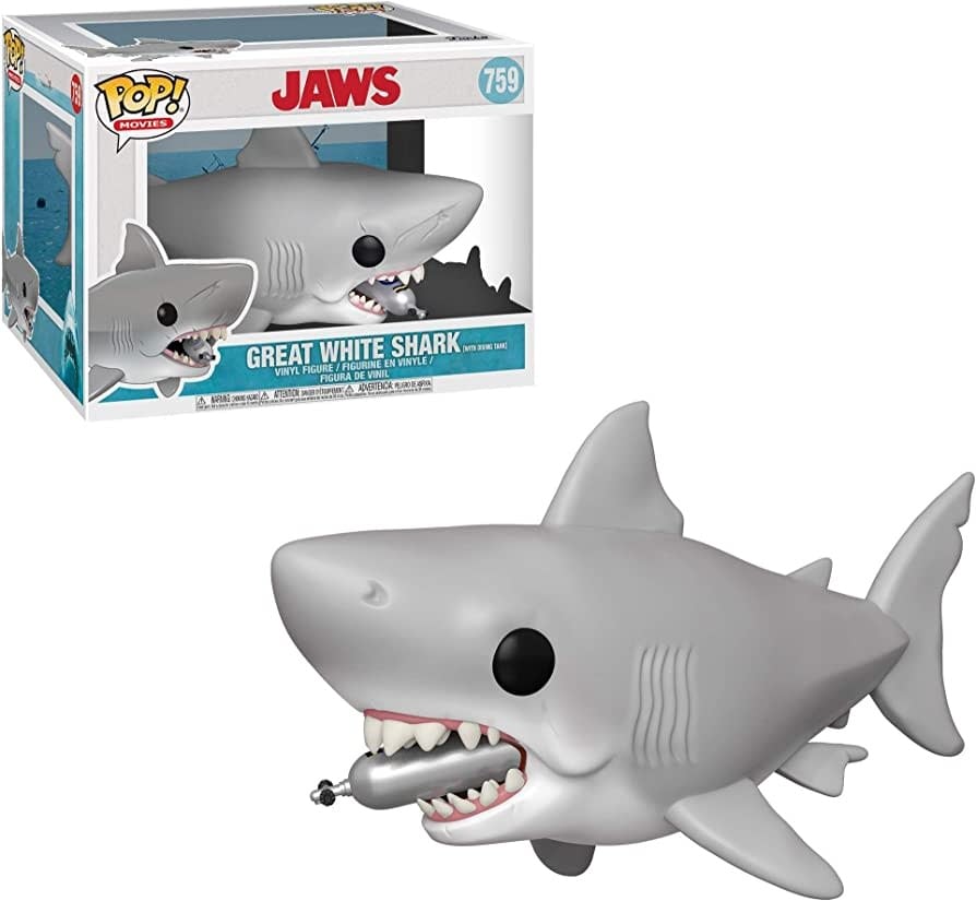 Funko Movies 0759 Great White Shark with Diving Tank Jaws