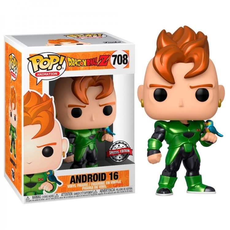Funko Animation 0708 Android 16 Metallic Special Edition Dragon Ball Z