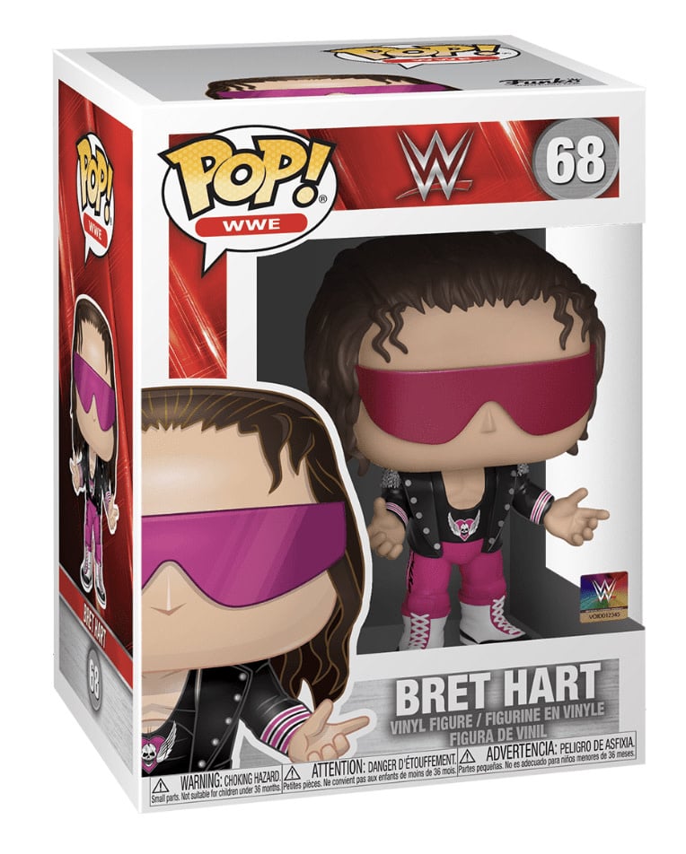 Funko WWE 068 Bret "Hit Man" Hart World Wrestling Entertainment
