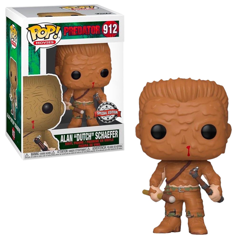 Funko Movies 0912 Alan "Dutch" Schaefer in Mud Predator