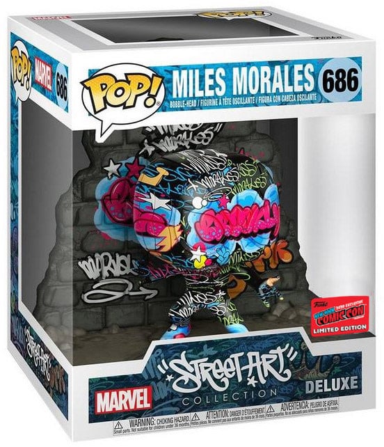 Funko Marvel 0686 Miles Morales Street Art Collection 2020 Fall Convention Limited Edition Spider-Man