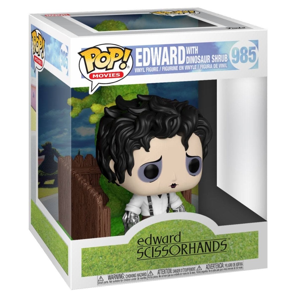 Funko Movies 0985 Edward with Dinosaur Shrub Edward Scissorhands