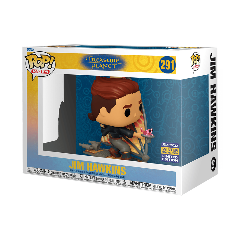 Funko Disney 0291 Jim Hawkins 2022 Winter Con Limited Edition Treasure Planet Rides