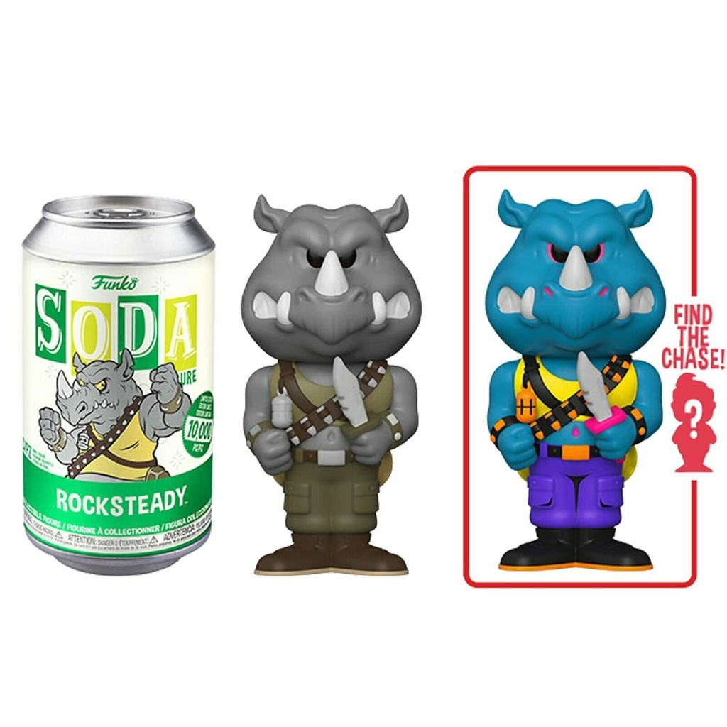 Funko SODA Rocksteady Chance of Chase TMNT Teenage Mutant Ninja Turtles