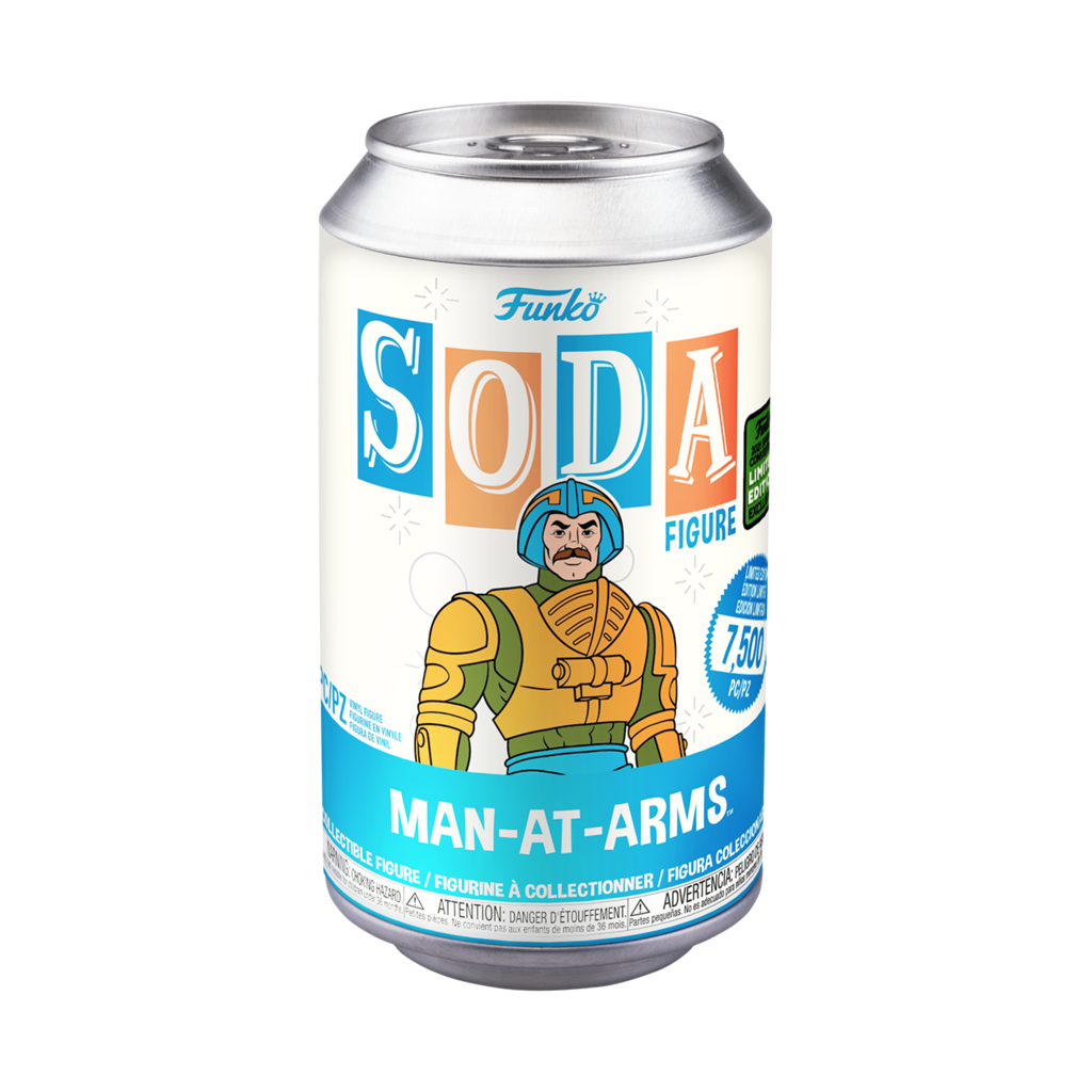 Funko SODA Man At Arms Chance of Chase MOTU Masters of the Universe