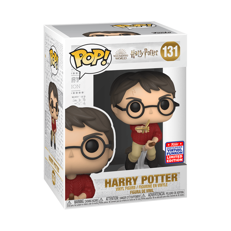 Funko Harry Potter 131 Harry Potter Flying with Winged Key 2021 Virtual Funkon Limited Edition HP