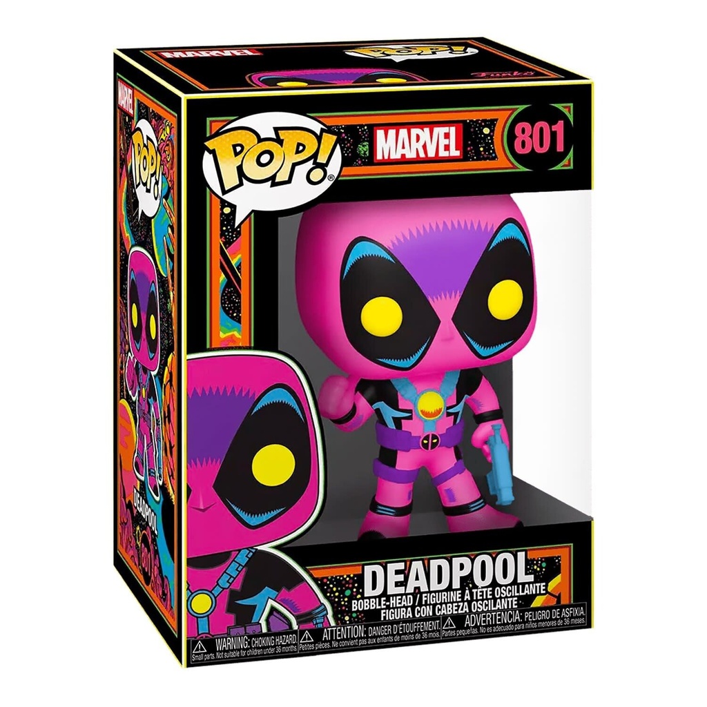 Funko Marvel 0801 Deadpool Blacklight