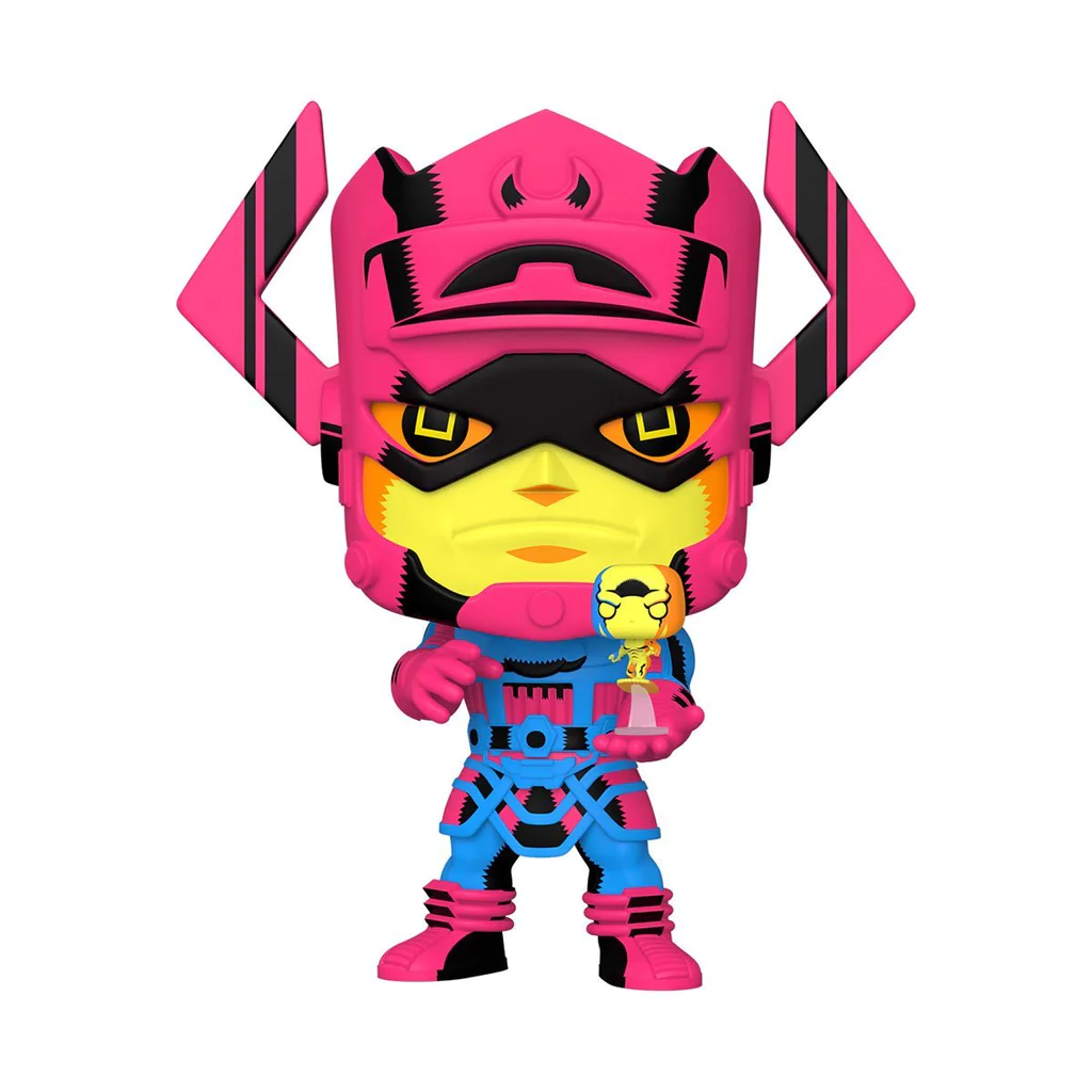 Funko Marvel 0809 Galactus with Silver Surfer 10inch Blacklight Fantastic Four