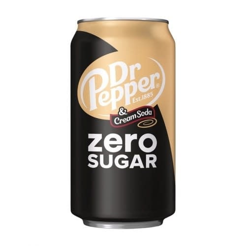 Drink Dr. Pepper Zero Cream Soda Can 330ml