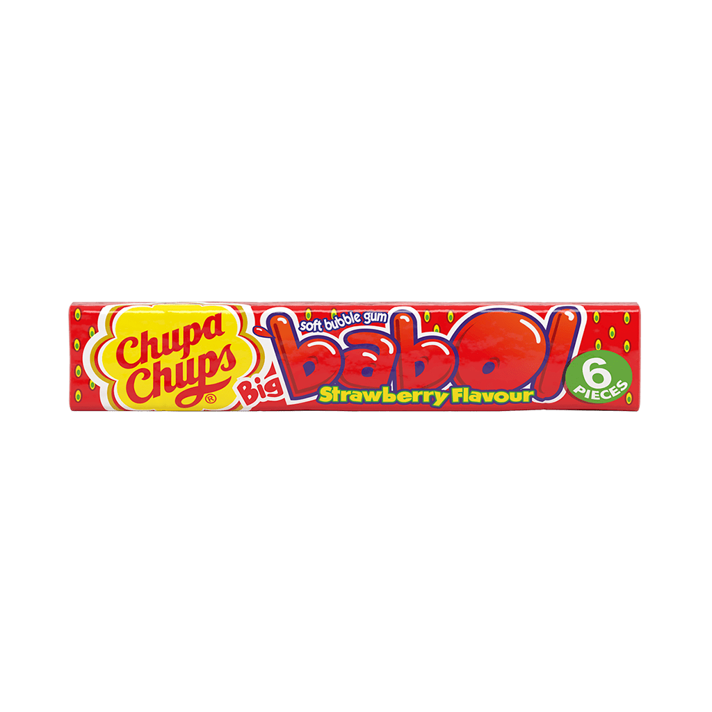 Candy Chupa Chups Big Babol Strawberry 28gr