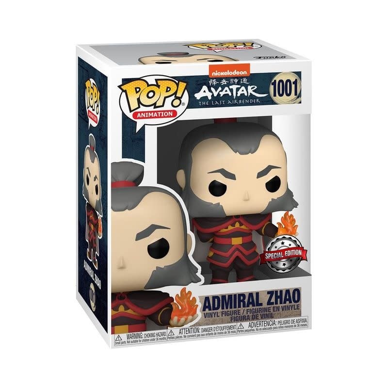 Funko Animation 1001 Admiral Zhao GITD Special Edition Avatar The Last Airbender
