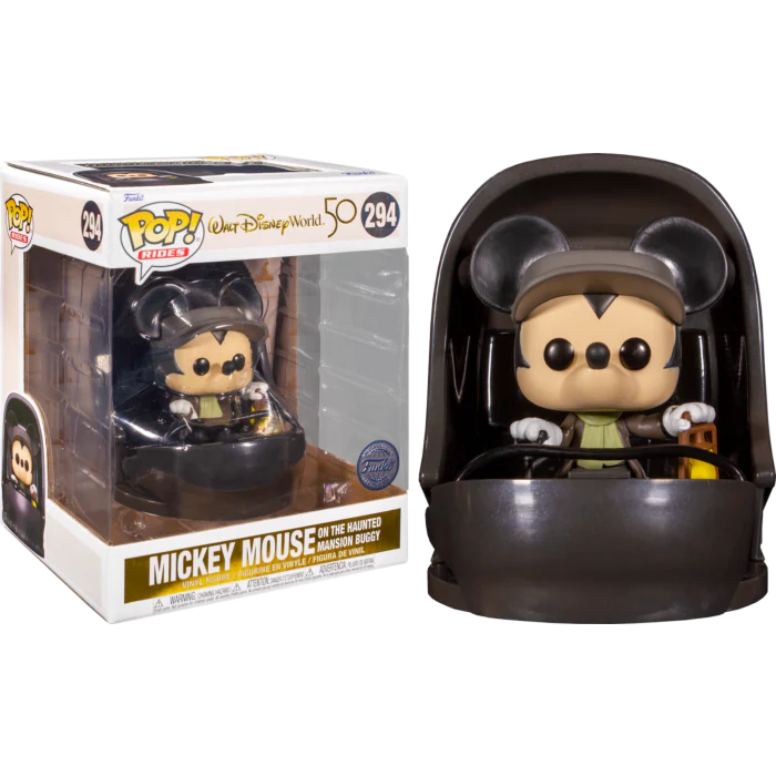 Funko Disney 0294 Mickey Mouse on the Haunted Mansion Buggy Walt Disney World 50th Anniversary Rides