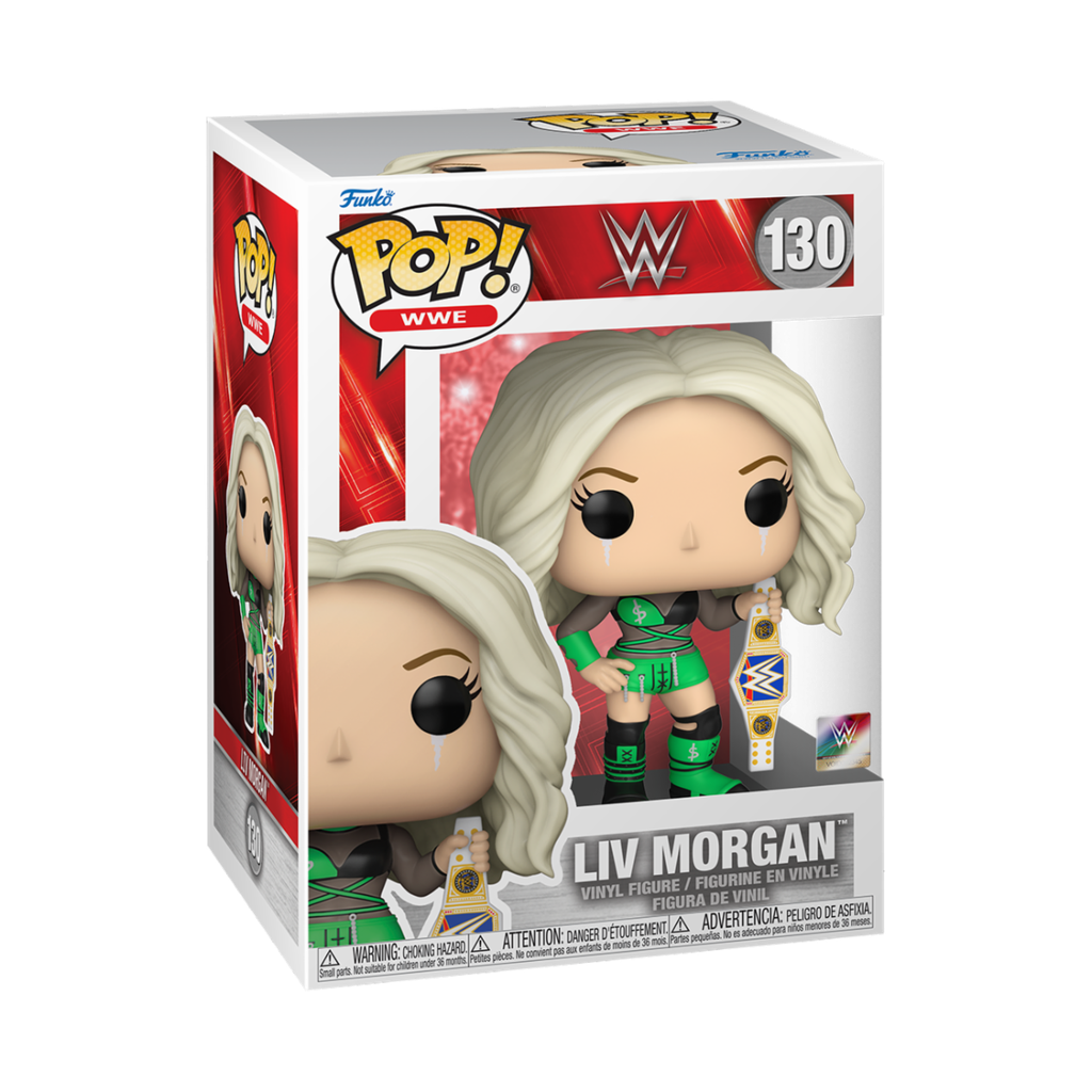 Funko WWE 130 Liv Morgan with Belt World Wrestling Entertainment
