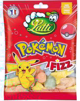 Candy Lutti Pokemon Fizz 180gr