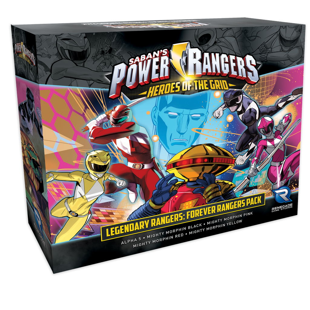 Cards Saban's Power Rangers Heroes of the Grid Legendary Ranger Forever Rangers Pack