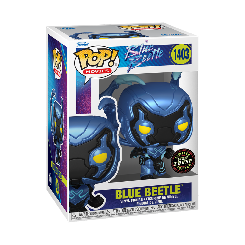 Funko Movies 1403 Blue Beetle Chase GITD Limited Edition DC