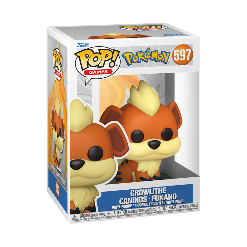 Funko Games 0597 Pokémon, Growlithe, Caninos, Fukano