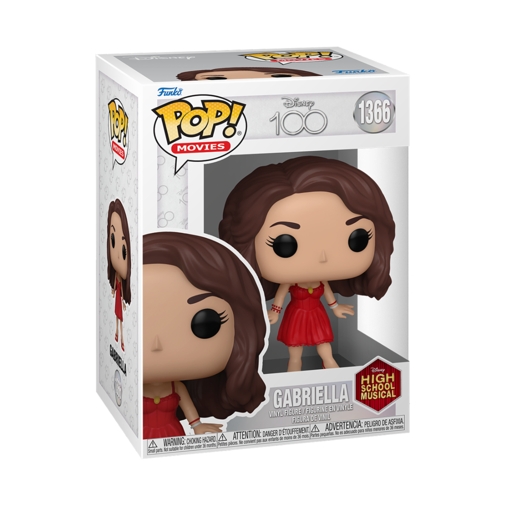 Funko Disney 1366 HSM High School Musical, Gabriella, Disney's 100th W3 Disney Channel Hits