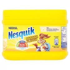 Candy Nesquik Banana Flavour Powder Milkshake Mix 300gr
