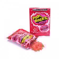 Candy Pop Rocks Crackling Candy Original Flavor Cherry 9,5gr Still Popping After 40 Years