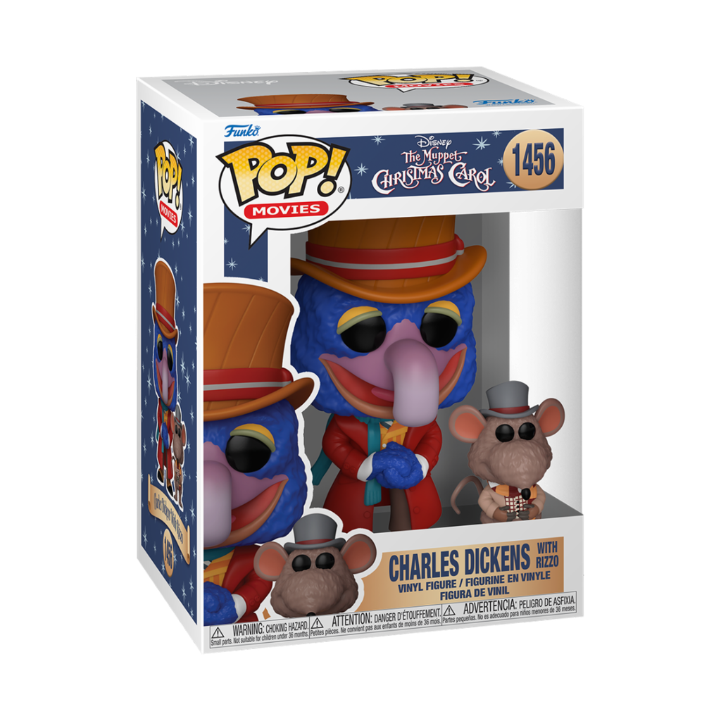Funko Disney 1456 The Muppets Holiday Gonzo with Rizzo, The Muppet Christmas Carol
