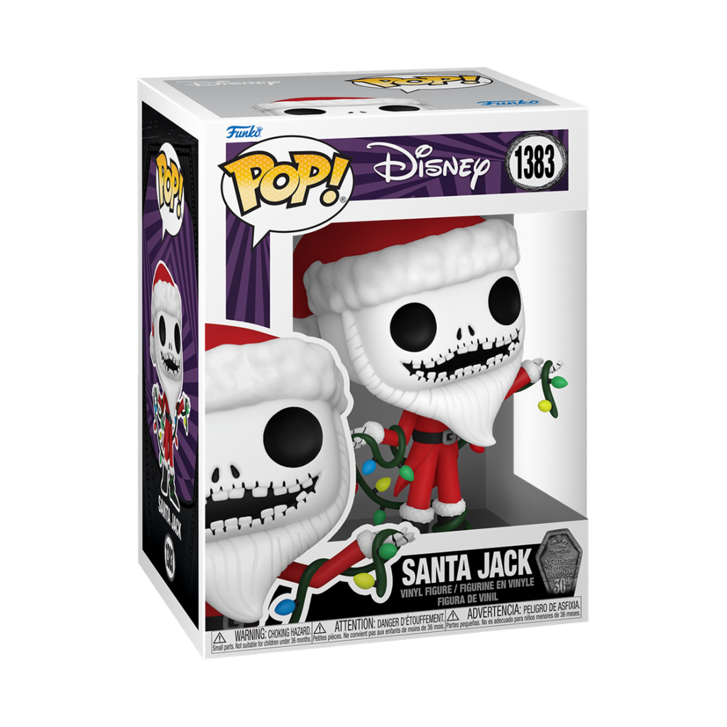 Funko Disney 1383 TNBC The Nightmare Before Christmas 30th Anniversary, Santa Jack
