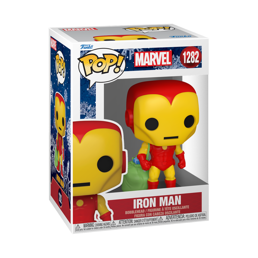 Funko Marvel 1282 Marvel Holiday, Iron Man with Bag
