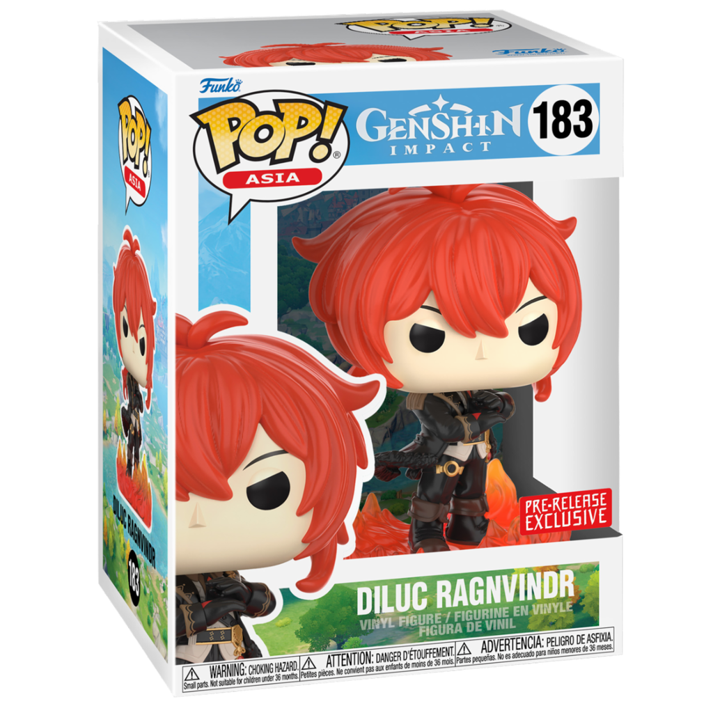 Funko Games 0183 DILUC RAGNVINDR, Genshin Impact