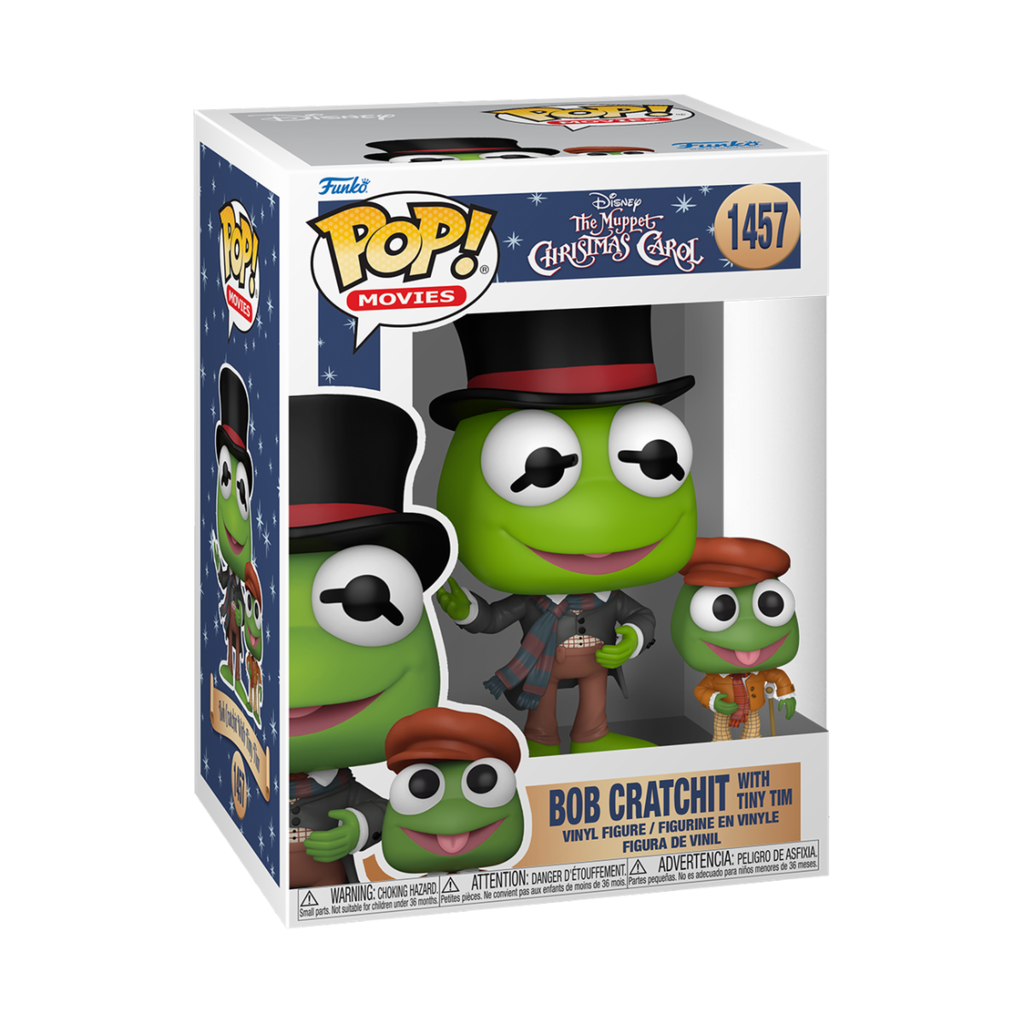 Funko Movies 1457 Bob Cratcht, Kermit with TT, The Muppets