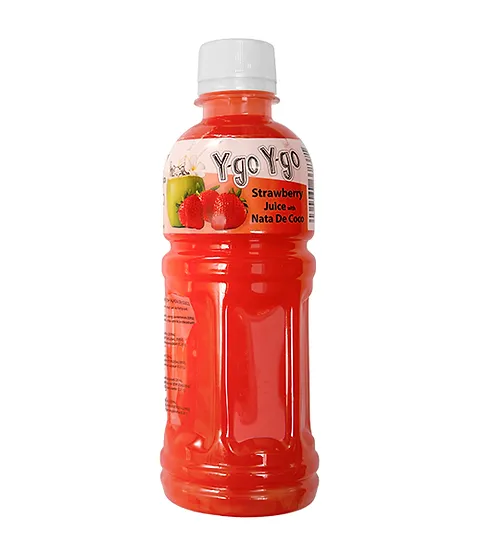 Drink Y-go Y-go Strawberry Juice with Nata De Coco 350ml