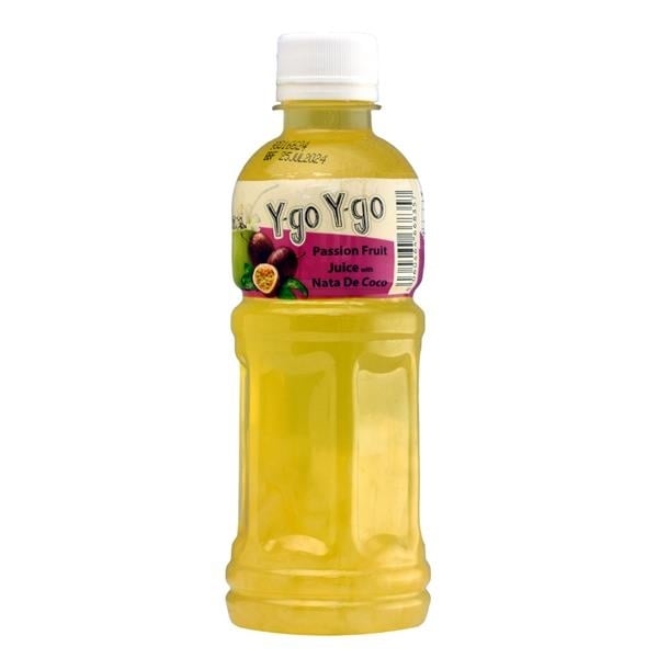 Drink Y-go Y-go Passion Fruit Juice with Nata De Coco 350ml