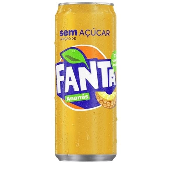 Drink Fanta Ananas No Sugar ( Portugal ) 330ml